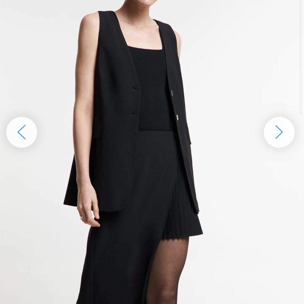 Black Asymmetric Skirt